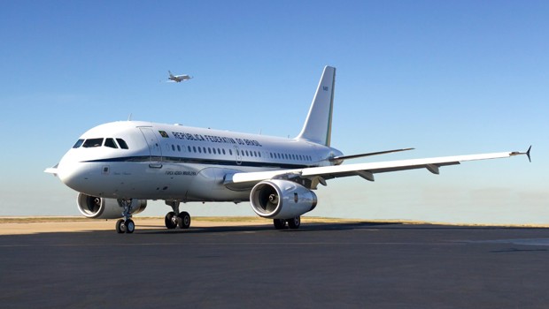 Der Airbus A319CJ der brasilianischen Regierung: Größere Reichweite gesucht.