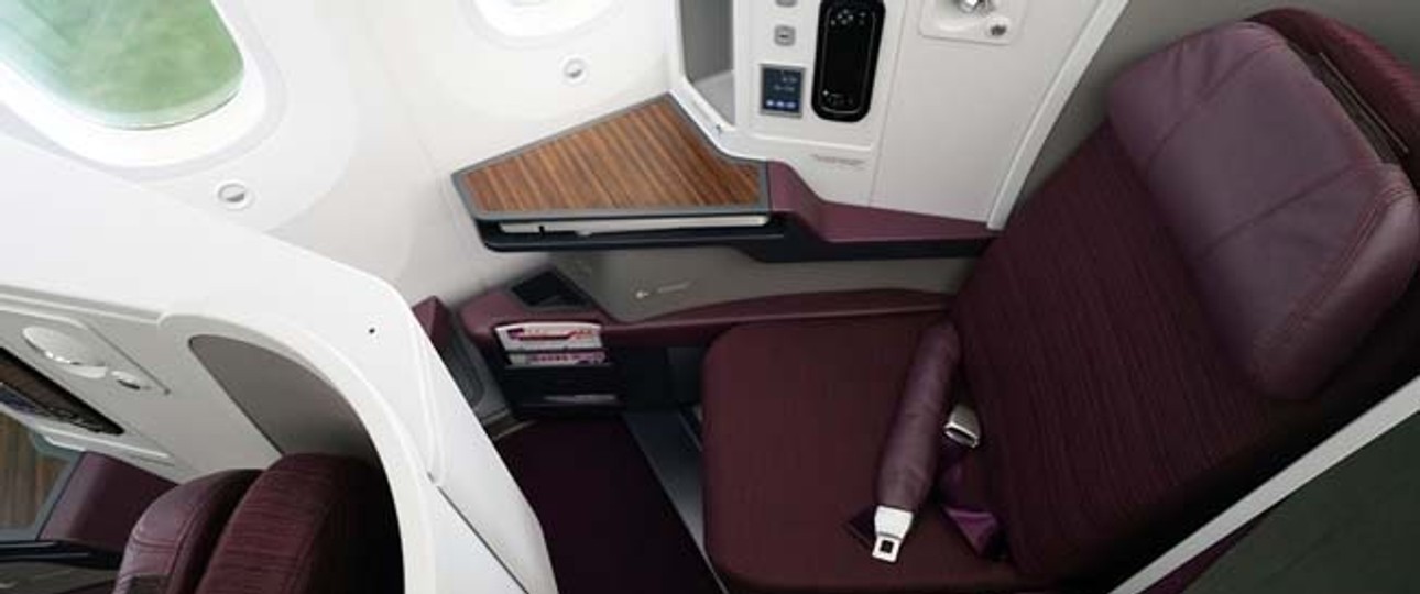 Business-Sitz in der Boeing 787-9 von Thai: nicht für alle Passagiere geeignet.