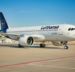 Airbus A320 Neo von Lufthansa: Alle neuen Flieger tragen von Anfang an den neuen Look.
