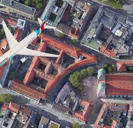 Airbus A330 von Eurowings Discover über München: Noch einige Zeit wird das nicht zu sehen sein.