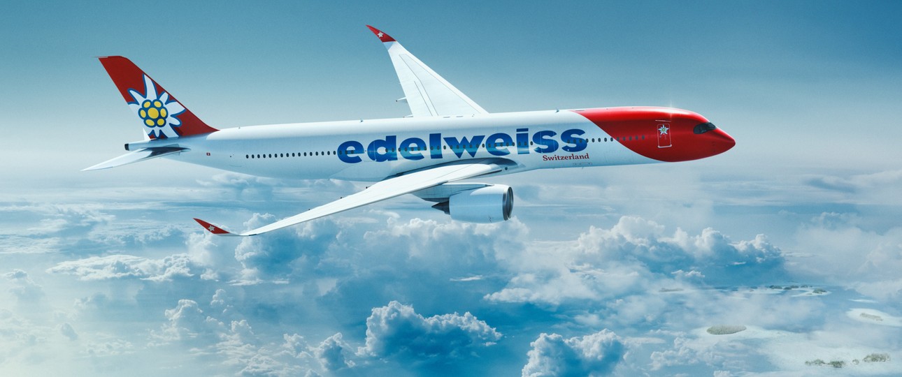 Airbus A350 von Edelweiss: Soll so aussehen.