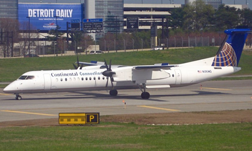 Bombardier Q 400: Eine solche Maschine verunglückte bei Buffalo.