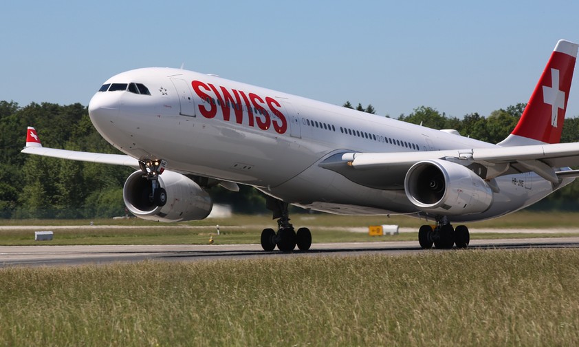 Platz 3: Swiss kann 37 Passagierkilometer vorweisen.