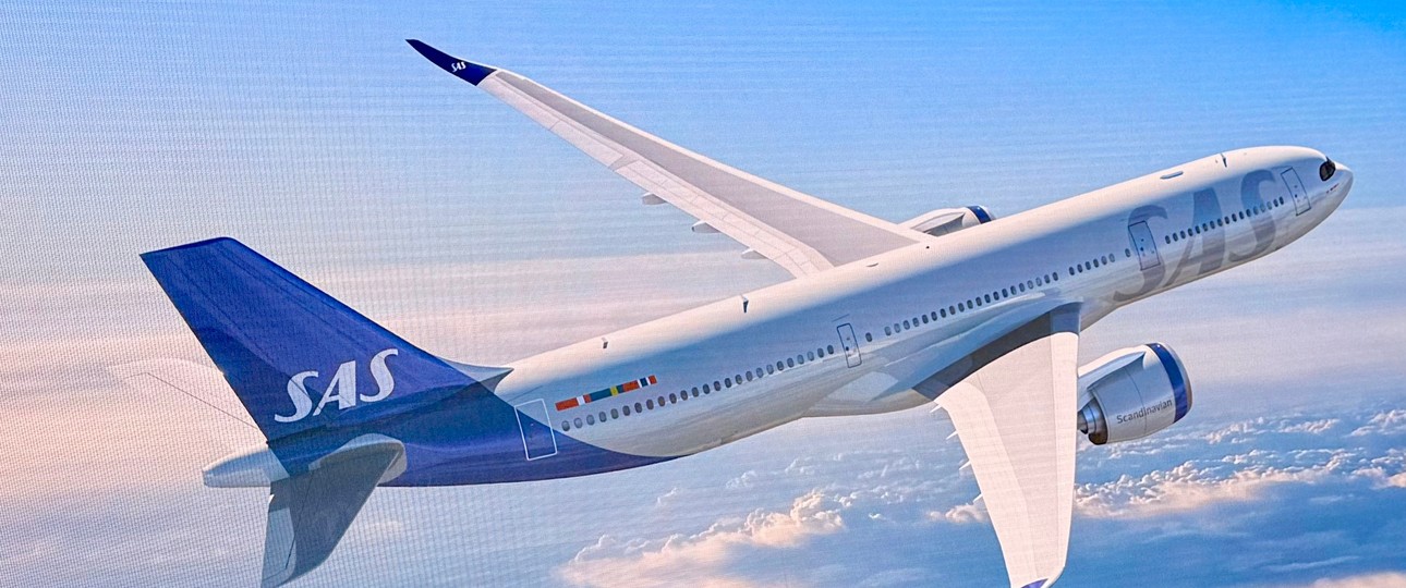 Airbus A330 Neo in den Farben von SAS: Ermöglichen neue Ziele.