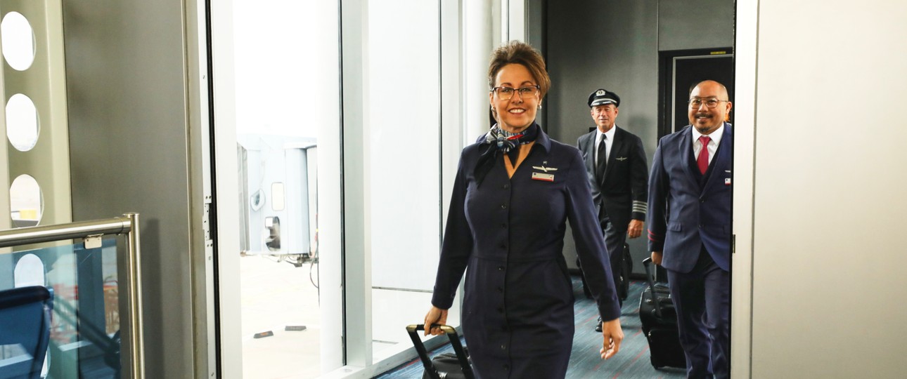 Crew von American Airlines: Es gab öfter Zoff.