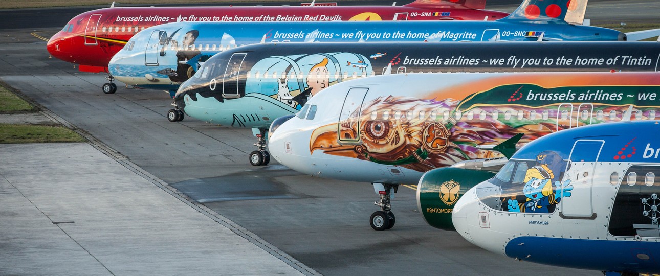 Flieger von Brussels Airlines: Der Staat arbeitet an Rettungs-Szenarien.