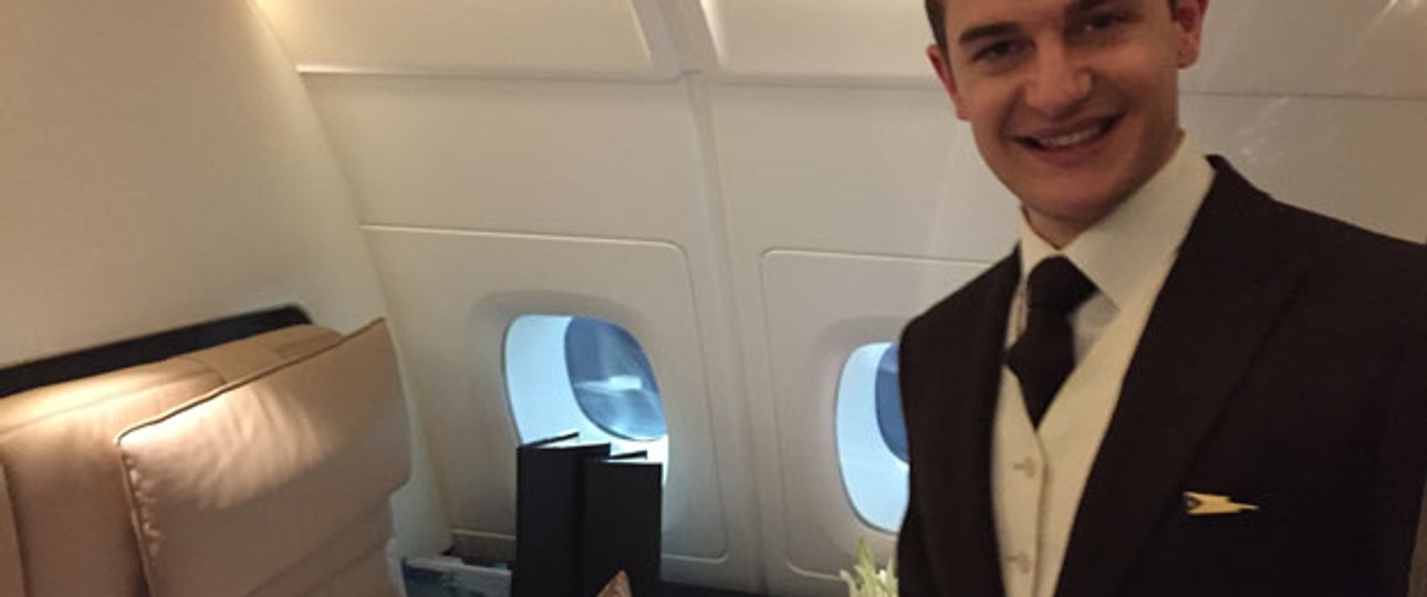 Und im Preis inbegriffen ist der Service des ganz privaten Butlers.