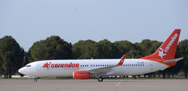 Boeing 737-800 von Corendon Airlines Europe: Das erste Flugzeug.