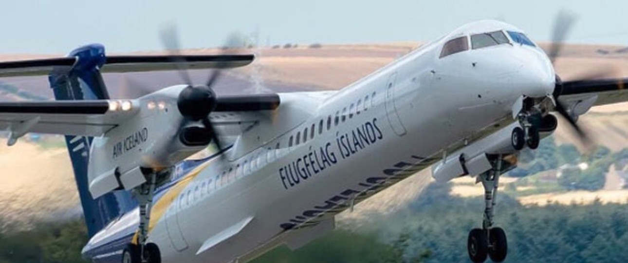 Bombardier Dash 8 von Air Iceland Connect: Die Fluggesellschaft setzt auf mehr Internationalität.