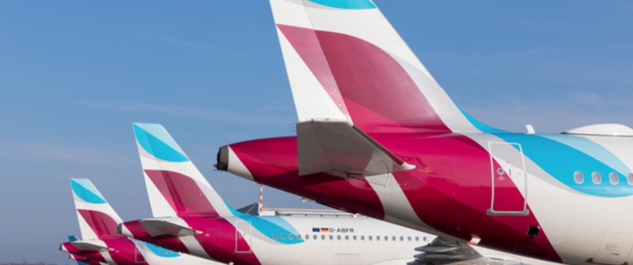 Eurowings-Flieger: Auch die älteren Airbus A320 erhalten nun neue Sitze.