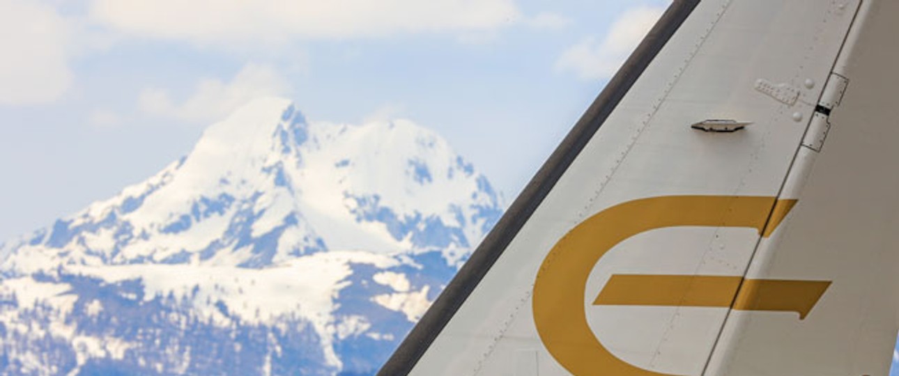 Leitwerk einer Saab 2000 von Etihad Regional: Der Markenname verschwindet wieder.