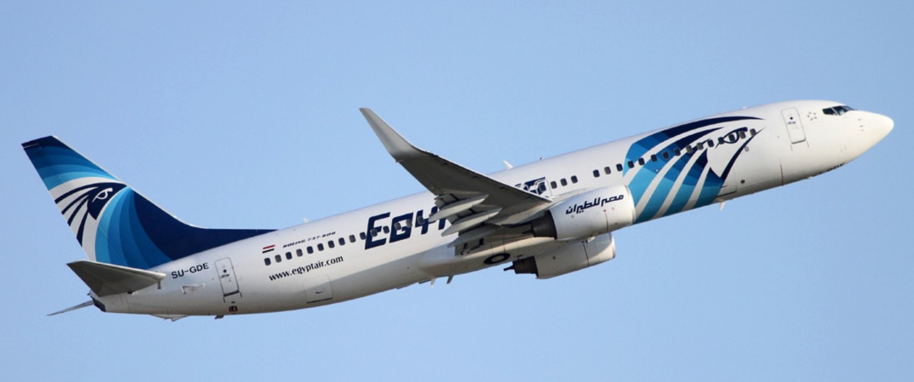 Boeing 737-800 von Egypt Air: Das Modell der Wahl Richtung Moskau.