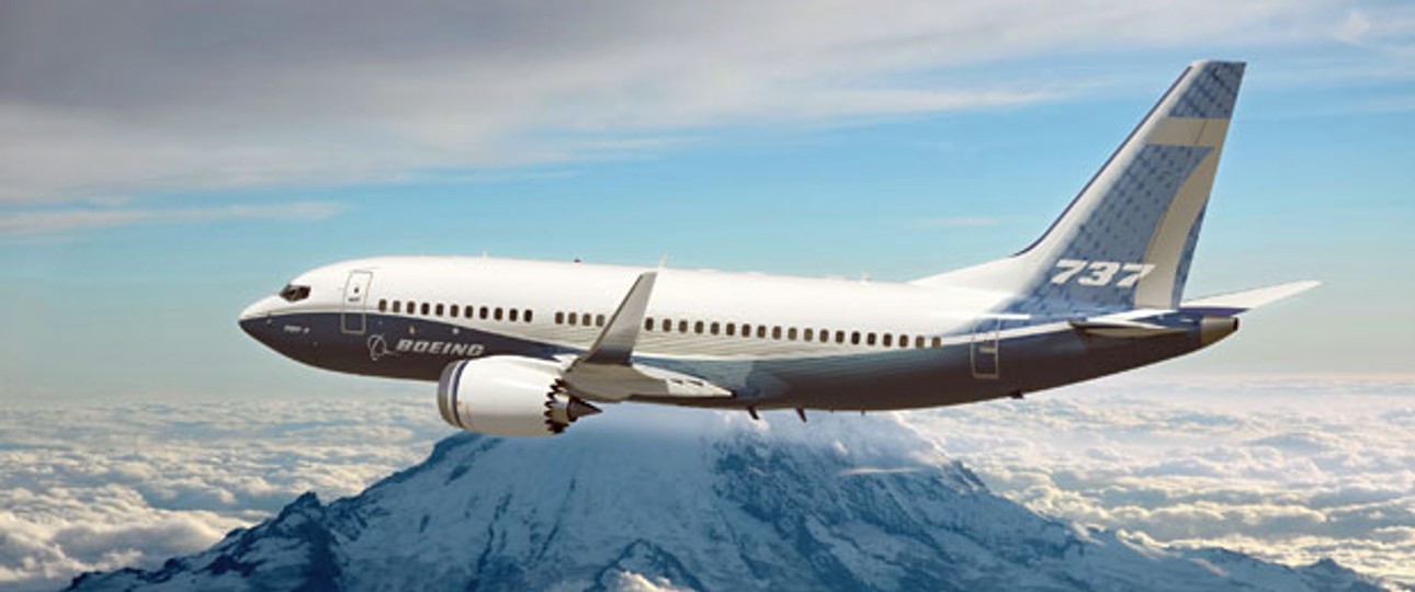 Zeichnung der 737Max: Boeing setzt große Hoffnungen in sie.