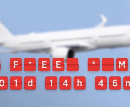 Countdown: Screenshot der Edelweiss-Webseite am Abend des 11. August.