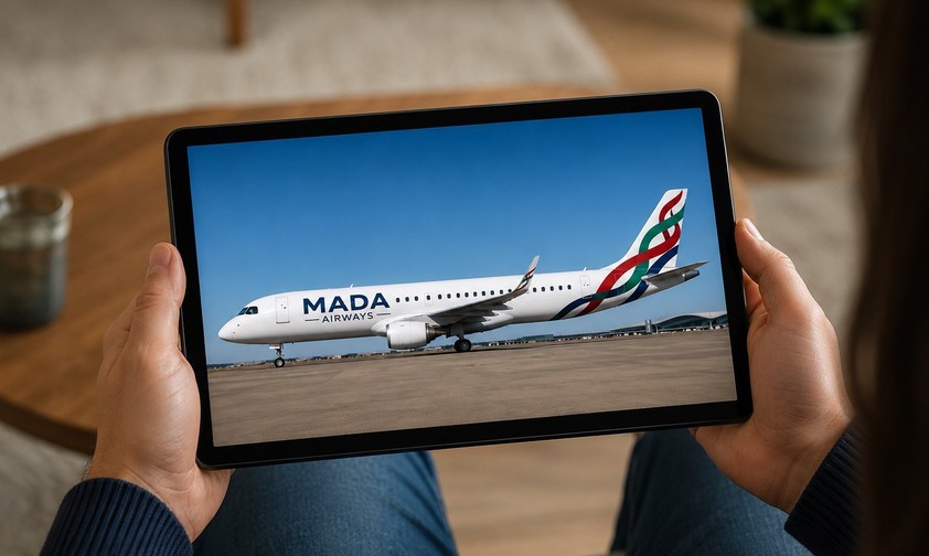 Animation von Mada Airways: Die Airline soll noch in diesem Jahr starten. 