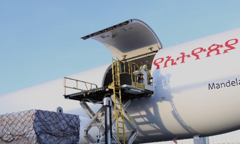 Frachter von Ethiopian Airlines: Es gibt Zuwachs.