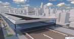 Vision für 2050: Fluggäste  werden dank CentAirStations gleich ab der Innenstadt zum Flughafen fliegen