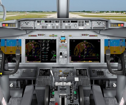 Cockpit einer 737 Max: Bald mehr Redundanzen.