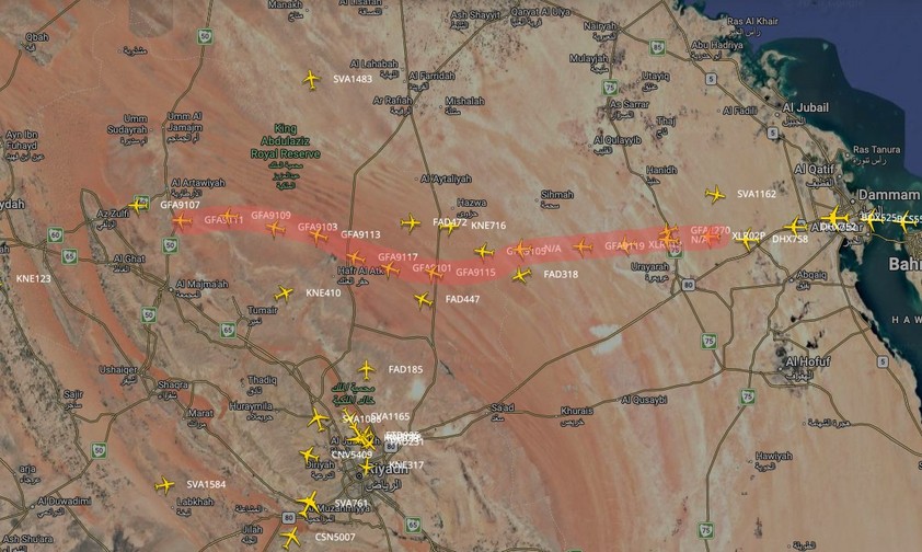 gulf air raus aus bahrain