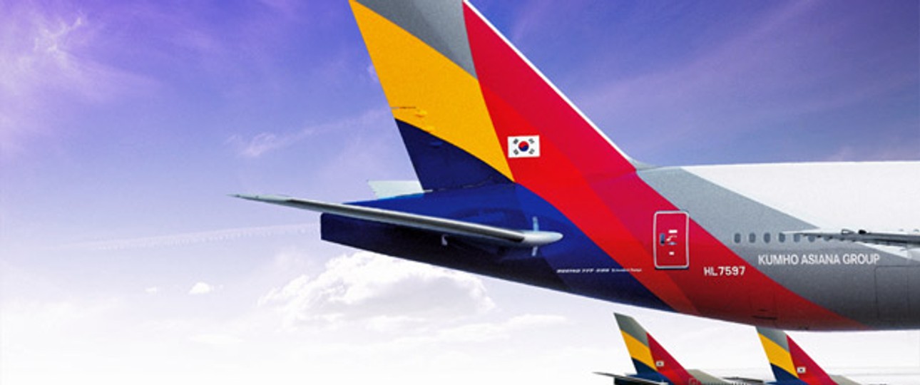 Heckflossen von Asiana: Die Fluglinie will sich neu erfinden.
