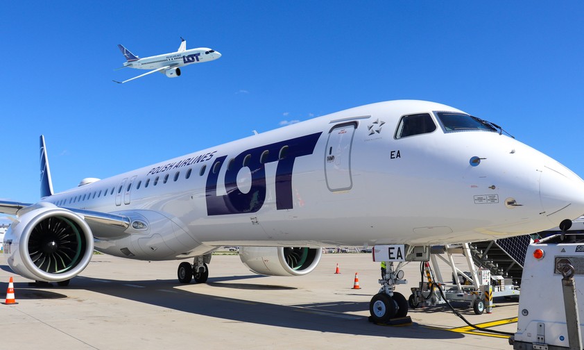 lot embraer e2 airbus a220