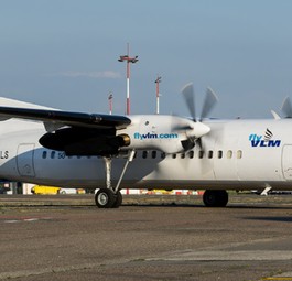 Fokker 50 von VLM: Die Flotte besteht aus sechs der Maschinen.