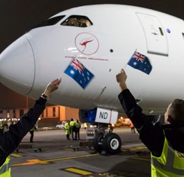 Ankunft von Flug QF9 aus Perth in London: Mehr Nachfrage nach allen Flügen.