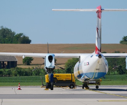 Dash 8 von Austrian: Bald nicht mehr im Einsatz.