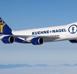Boeing 747-8 F von Atlas Air im Einsatz für Kühne + Nagel: Könnte so aussehen.