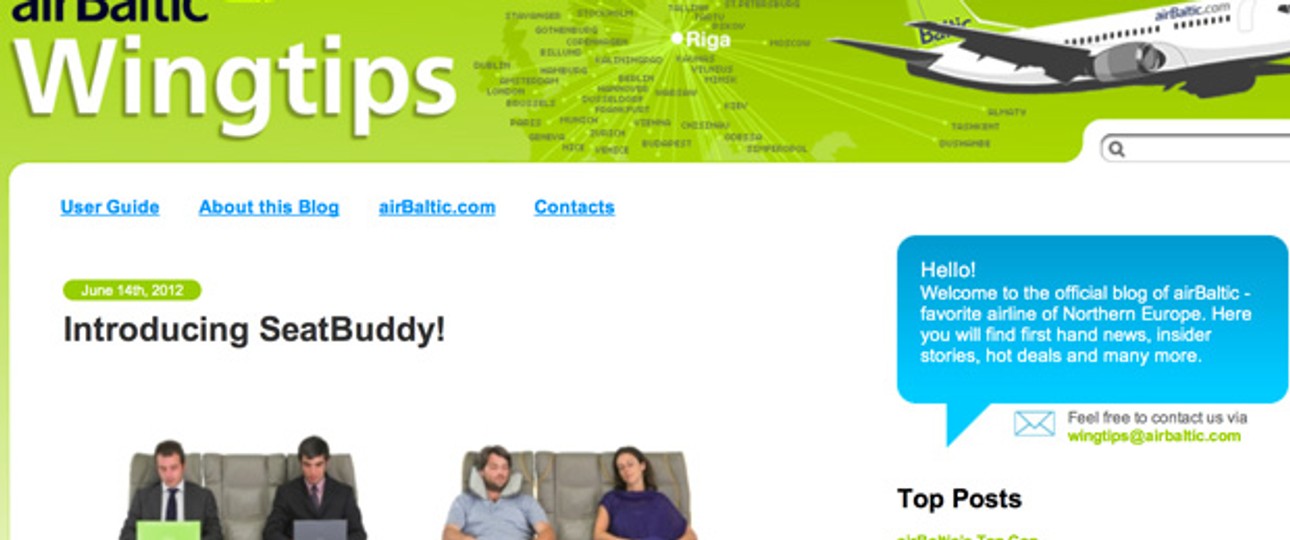 Air Baltic Wingtips: Leider ist der Blog nicht mehr aktiv.