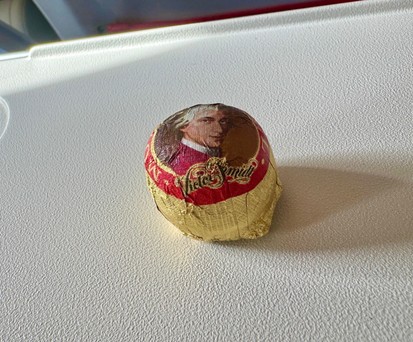 Mozartkugel an Bord von Austrian Airlines: Wird es auch im kommenden Jahr geben.