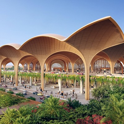 Visualisierung des neuen Airports von Phnom Penh: Der Flughafen ist seit dem 9. September am Netz.