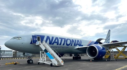 Die Boeing 777 F mit dem Kennzeichen N792CA: Absolvierte einen Rekordflug