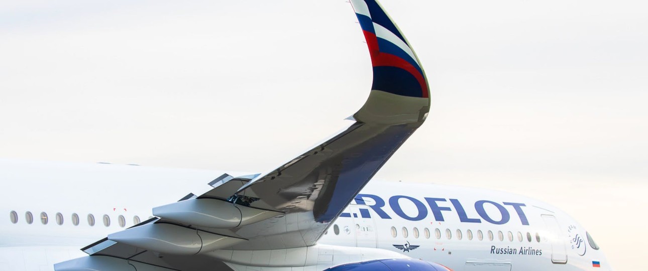 Airbus A350 von Aeroflot: Nicht mehr willkommen im EU-Luftraum.