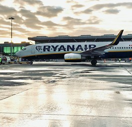 Ryanair: Plus 6,3 Prozent.