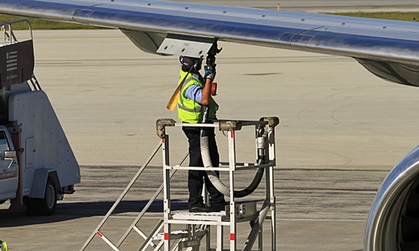 Betankung eines Jets: Weniger Verluste