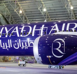 Boeing 787-9 in der Lackierung von Riyadh Air: Die Airline ...