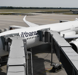 Airbus A350 von Lufthansa in München: Nur kurz nach São Paulo.