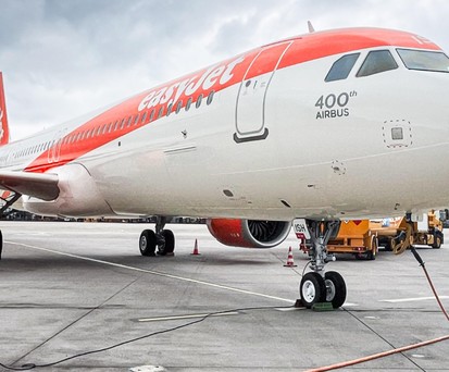Der 400. Airbus-Jet für Easyjet bei der Übergabe in Hamburg am 9. April: Die Maschine ...