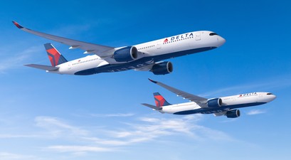 Airbus A350 und Airbus A330 in Delta-Farben: Die Airline will mehr.