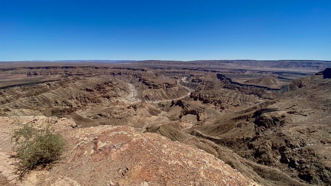 Der Fishriver Canyon vom Südrand aus