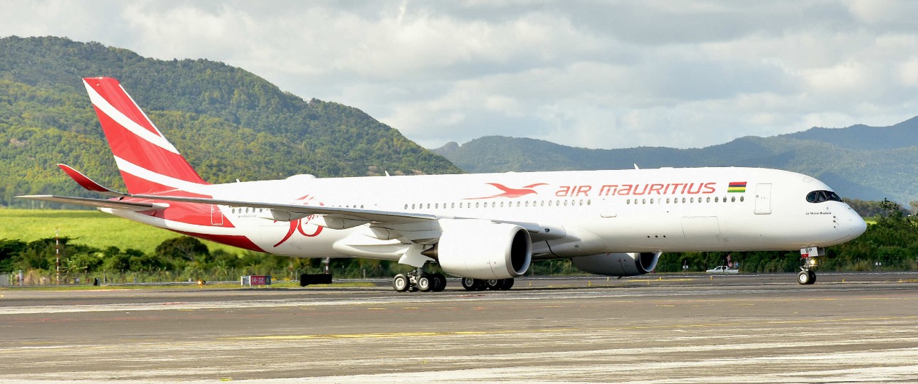 Airbus A350 von Air Mauritius: Die Fluglinie kämpft ums Überleben.