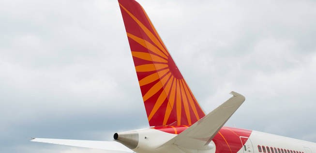 Flugzeug von Air India: Ein Jet der Fluglinie hatte aus ungewöhnlichem Grund Verspätung.