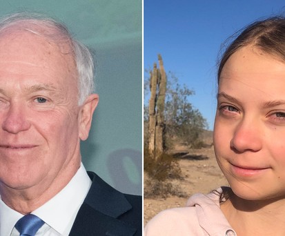 Tim Clark, Greta Thunberg: Lobende Worte.
