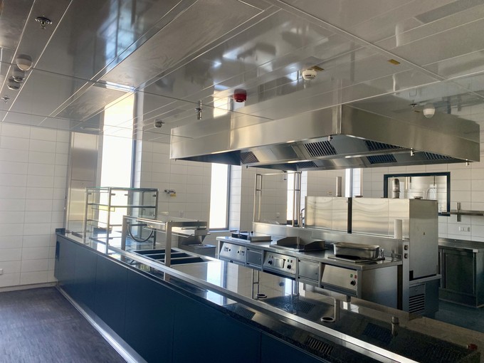 Ein Einblick in die Küche - hier kocht die Feuerwehr künftig selbst.