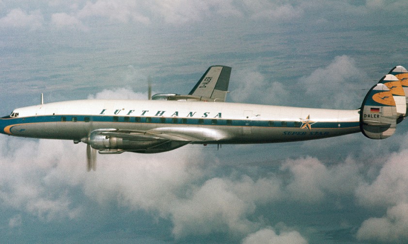 Die Lockheed L-1649A Starliner, die bei Lufthansa Super Star genannt wurde, wurde von Lufthansa einst im Transatlantikverkehr eingesetzt.