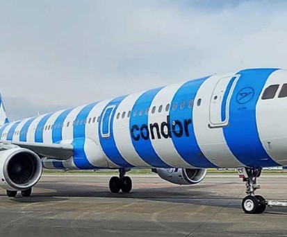 Condors Airbus A321 mit der Kennung D-ATCF: Die Maschine war früher für Germania unterwegs.