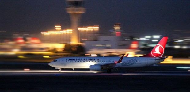 Jet von Turkish Airlines: Ohne kritische Medien unterwegs.