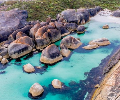 Southern Forests Elephant Rocks Aerial 
