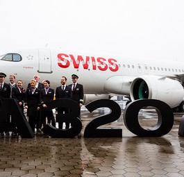 Airbus A320 Neo of Swiss - right before its delivery flight from Hamburg Finkenwerder...